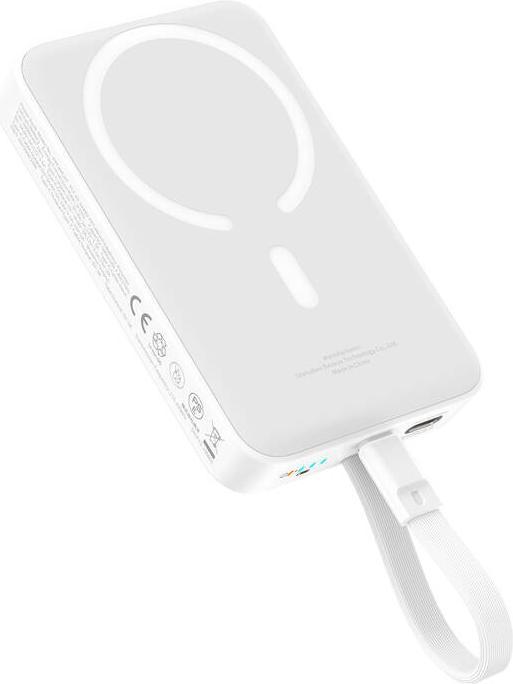 Produktbild Baseus Mini 10000mAh 30W Magnetic Powerbank (white) Bayern Edition (10000 mAh, 30 W, 38.50 Wh)