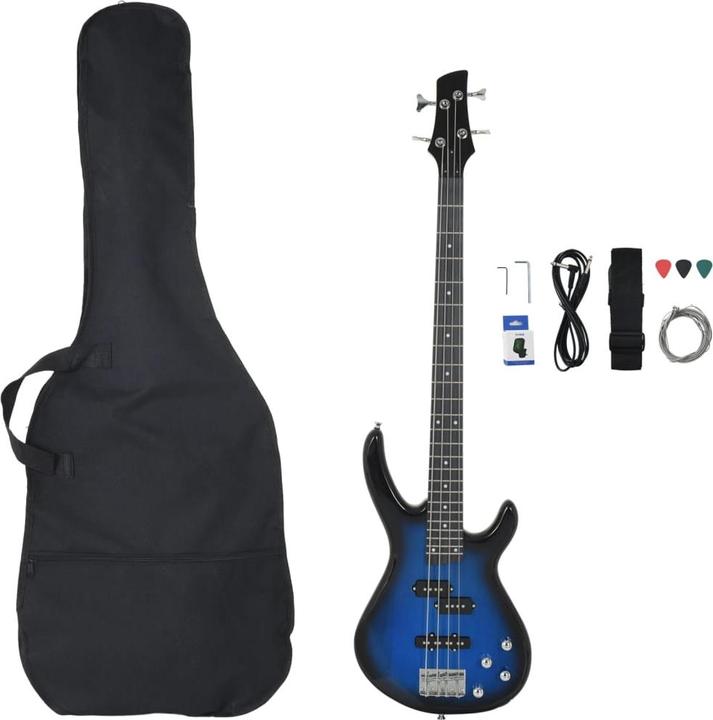 VidaXL Lyon (Electric bass, Solid birch wood, Wood-based material, Poplar wood)