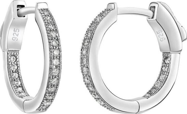 Produktbild Silvego Silver earrings with zircons JASMIN JJJE0105 with a unique clasp