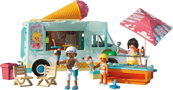 Actual product image Playmobil Ice cream truck with surf shop (71904, Playmobil My Life)