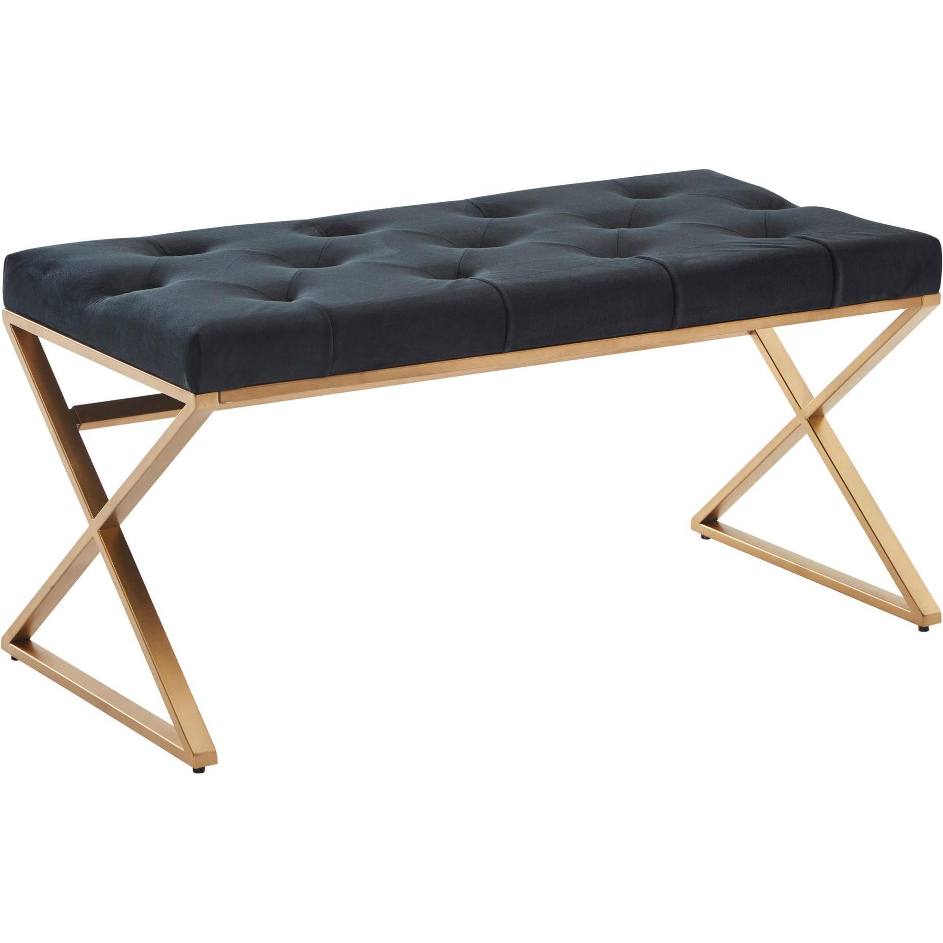 Wohnling, Sitzbank, Samt (90 cm)
