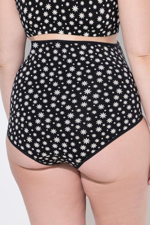 Image du produit Ulla Popken Culottes extra-hautes Bellieva, lot de 2, empiècement sur le ventre (54)