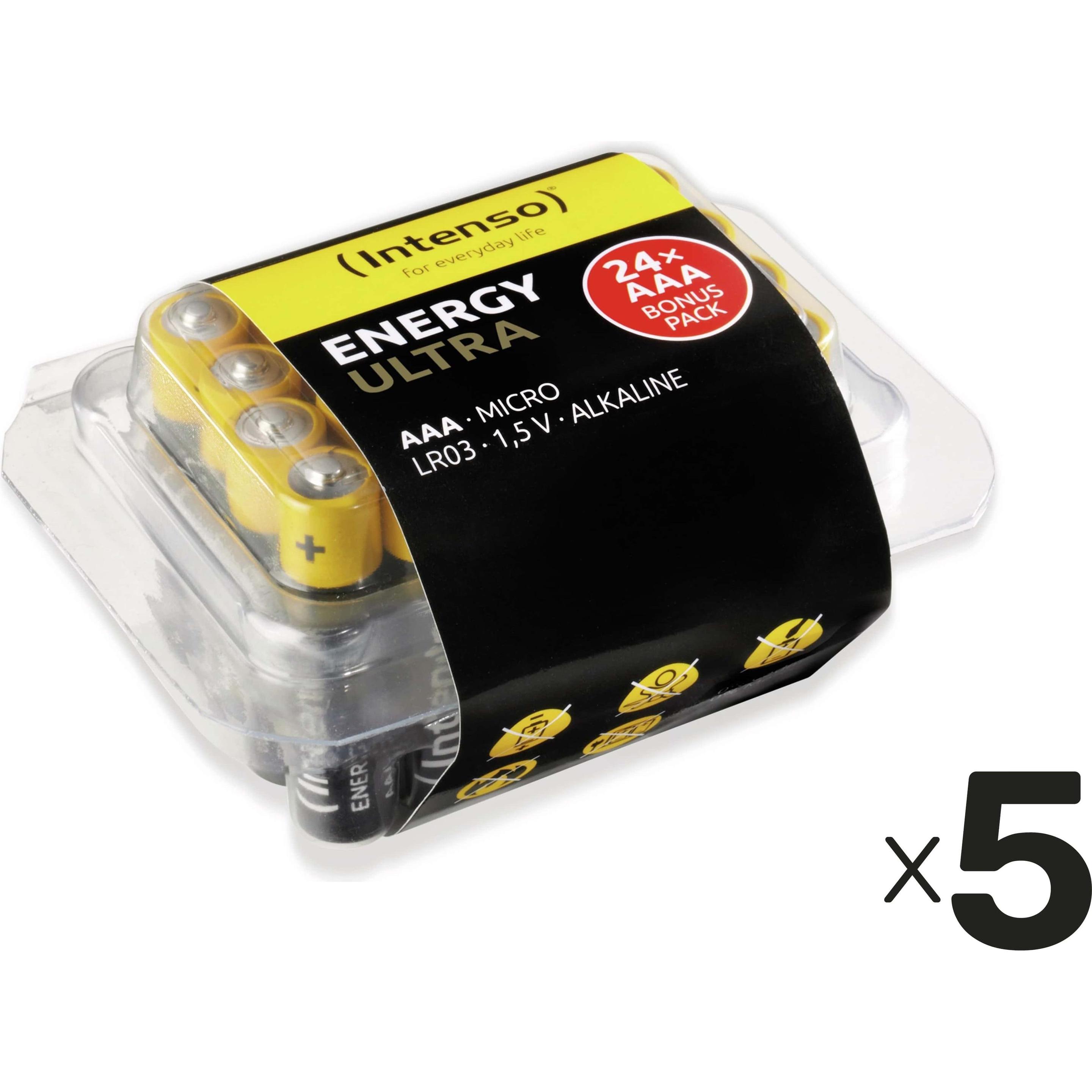 Thumbnail - Intenso Batterie-Set Energy Ultra, AAA LR03, 120 Stück (120 Stk., AAA), Batterien + Akkus