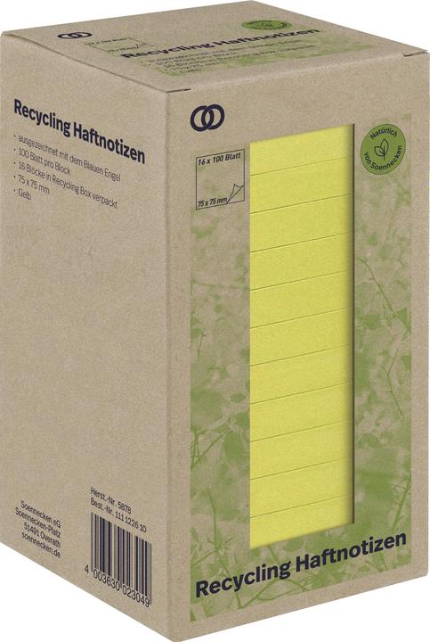 Produktbild Soennecken oeco Recycling (75 x 75 mm)