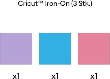 Produktbild Cricut Aufbügelfolie Musterpack Pastell 30.5 x 30.5 cm