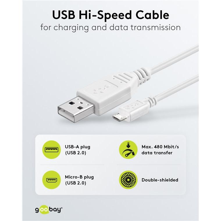 Thumbnail - Goobay USB-Kabel (0.15 m, USB 2.0), USB Kabel