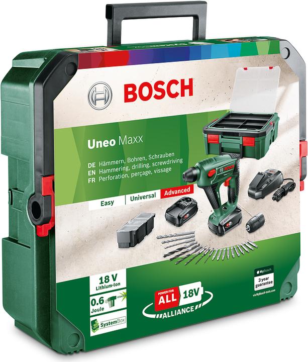Actual product image Bosch Home & Garden Uneo Maxx (Rechargeable battery operated)