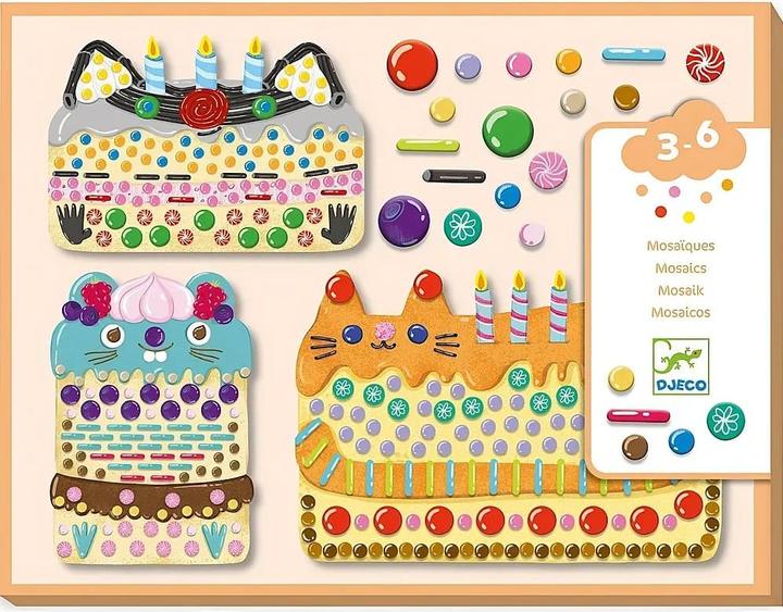Actual product image Djeco Mosaic cake