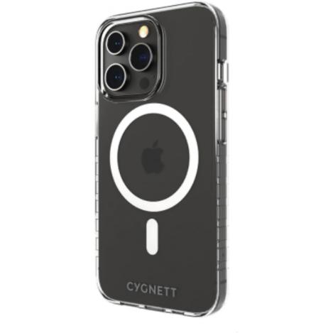 Cygnett AeroShield - Custodia MagSafe per iPhone 14 - Trasparente (Apple iPhone 14), Smartphone Hülle, Transparent