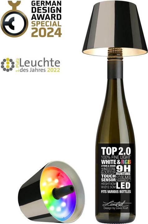 Produktbild Sompex Top 2.0 spacegrey RGB (103 lm)