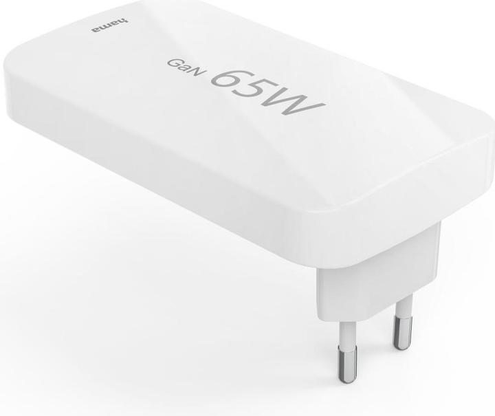 Immagine prodotto Hama Schnellladegerät, 2x USB-C, 1x USB-A, flaches Mini-Ladegerät, PD, 65 W, WS (65 W, 3 porte)