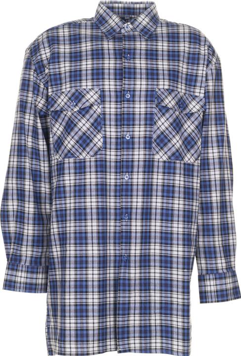 Immagine prodotto Planam Camicia di flanella 2001 1/1 a scacchi blu 47/48 49/50 (50)