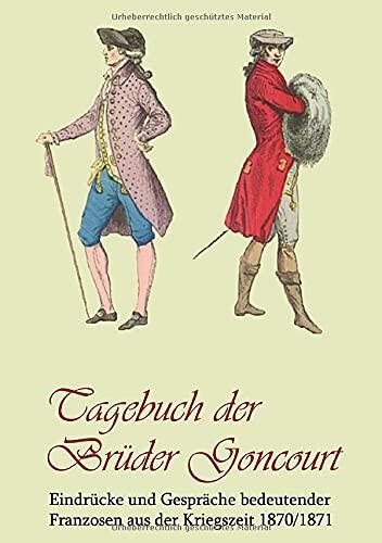 Immagine prodotto Diario dei fratelli Goncourt (Edmond de Goncourt, Jules de Goncourt, Tedesco)