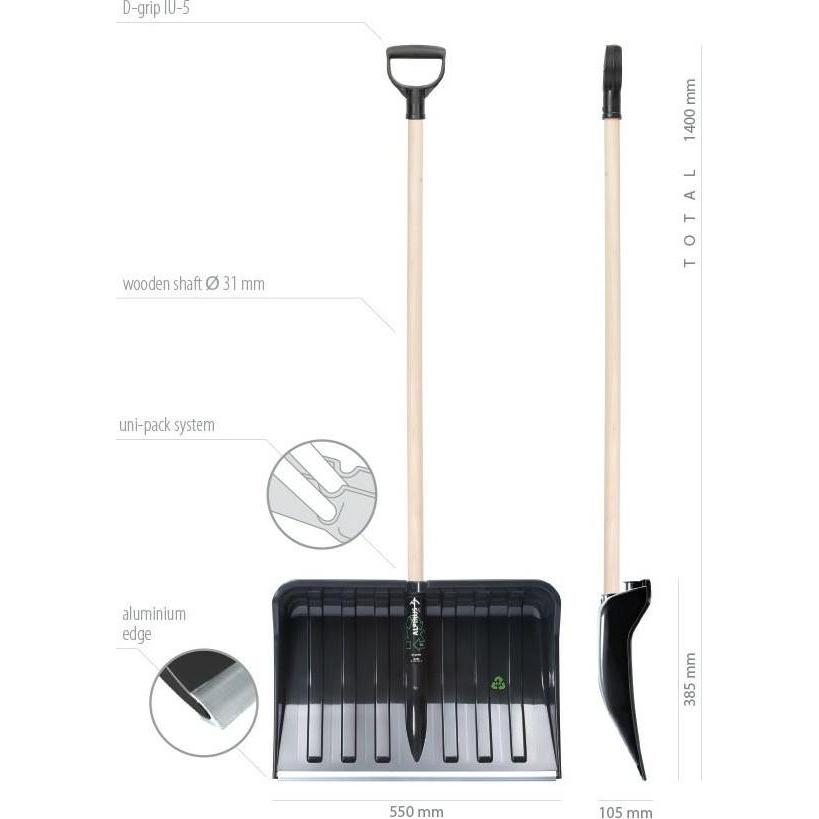 NoName, Pala da neve, Prosperplast łopata Do śniegu Alpinus Eco Listwa Alum.