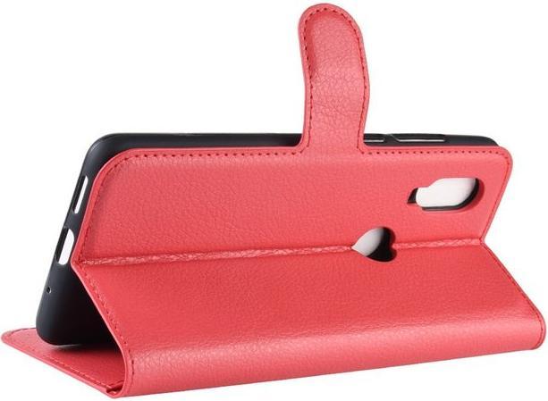 Actual product image MU Classic Litchi Leather Bookcover Series (Motorola One Vision)