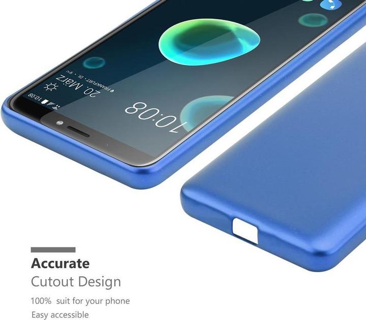 Produktbild Cadorabo TPU Matt Metallic Cover (HTC Desire 12+)