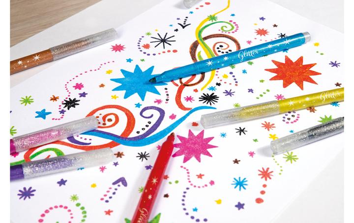 Image du produit EberhardFaber Crayon fibre Glitter (Multicolore, 24 x)