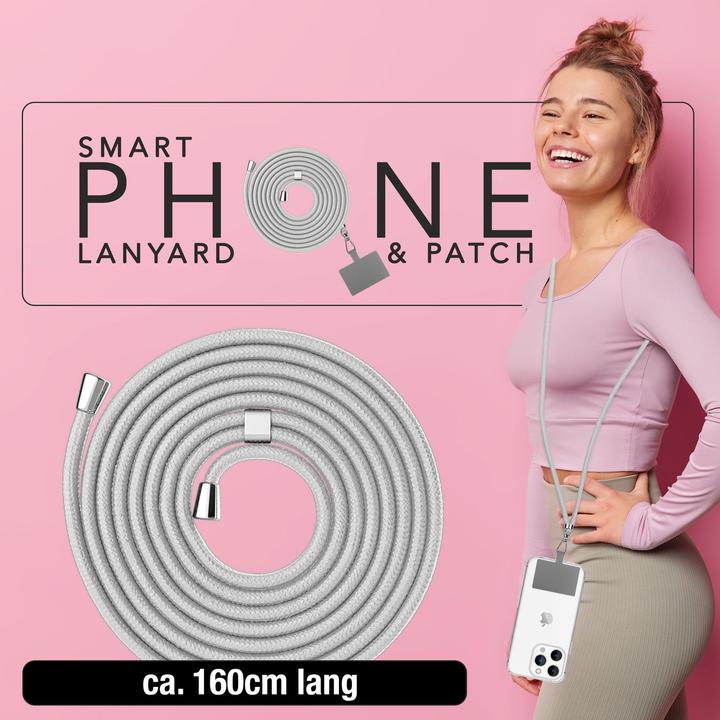 Image du produit Nalia Chaîne universelle pour téléphone portable à porter autour du cou avec pad