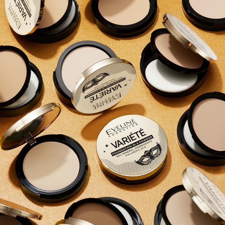 Actual product image Eveline Variete Mineral Foundation In Powder For Face 01 Light 8G (Light)
