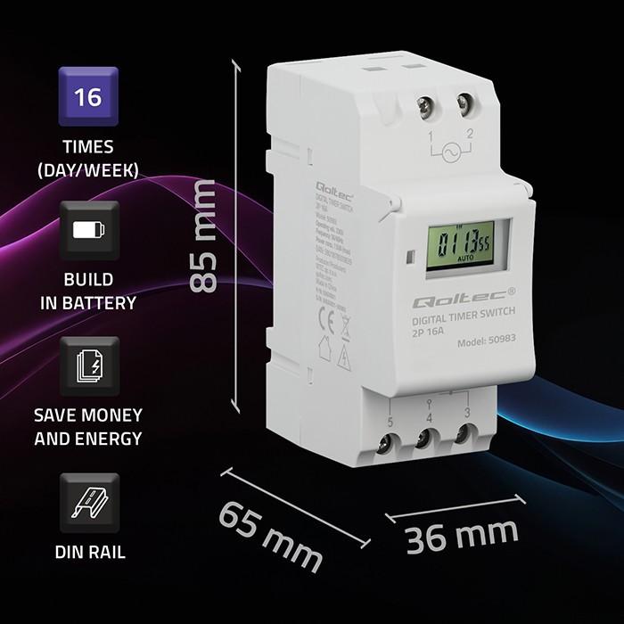 Produktbild Qoltec Elektronischer Timer