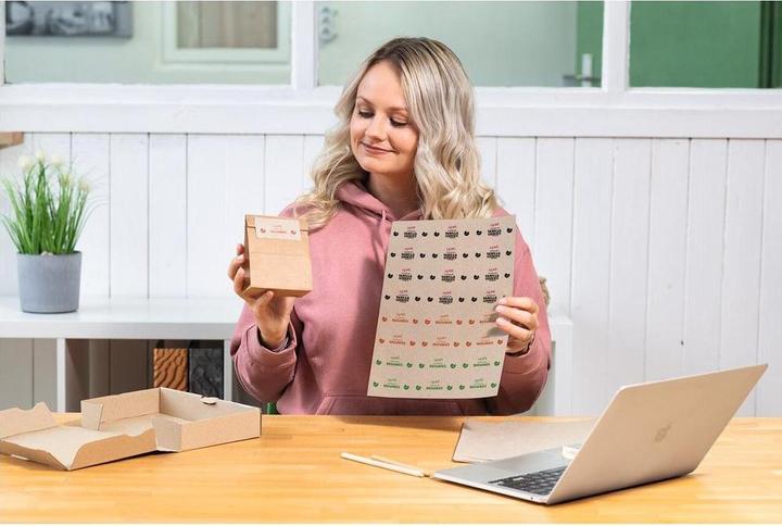 Produktbild HERMA Graspapier Adressetiketten A4