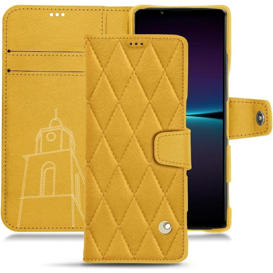 Thumbnail - Noreve Lederschutzhülle Wallet (Sony Xperia 1 IV), Smartphone Hülle, Orange