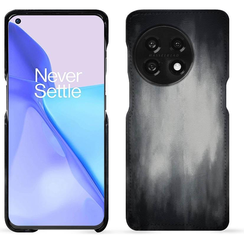Noreve Lederschutzhülle (OnePlus 11), Smartphone Hülle, Grau