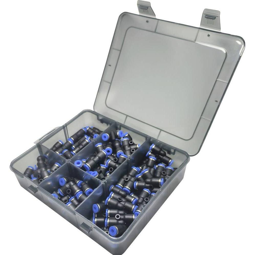 Tru Components, Tecnologia di connessione dei tubi, Pneumatik-Verbinder TC-14109136 TC-Fitting Set - 4 mm 80 St