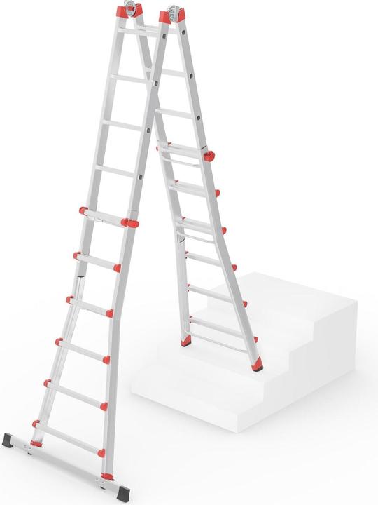 Actual product image Hailo Telescopic ladder (Single ladder, Telescopic ladder, Multi-purpose ladder, 167 cm)