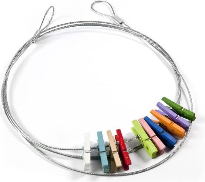 Produktbild Trendform Clipkette KOLOR KLIP 10 Klammern / 150 cm / 2 Ösen