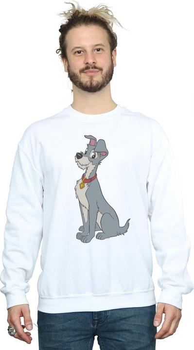Actual product image Disney Mens Lady And The Tramp Spaghetti Heart Sweatshirt (S)