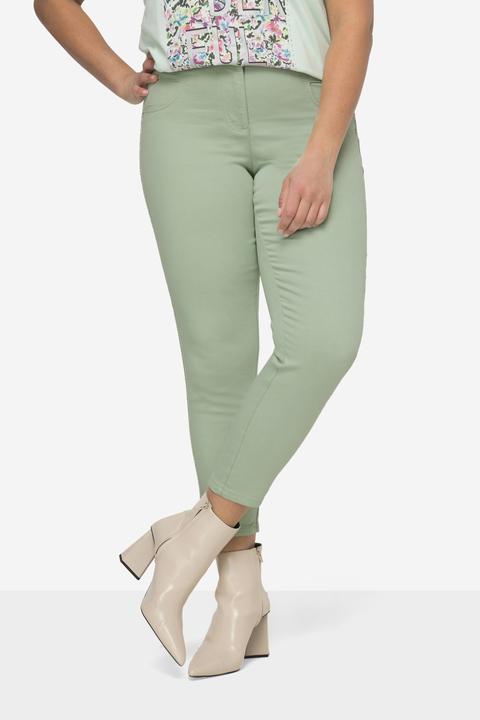 Produktbild Miamoda Twillhose, Slim Fit, Paillettenstreifen, teilelastischer Bund (54)