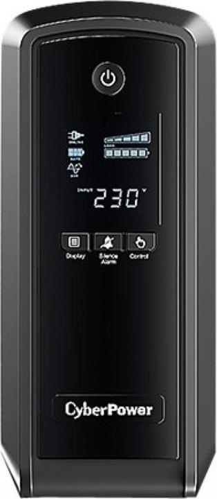 Productafbeelding Cyberpower CP550EPFCLCD 550VA/330W Line-Interactive Sinusgolf USB LowNoise 6x Schuko comp. naar QNAP TS-251 (550 VA, 350 W, Lijninteractief UPS)