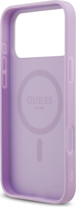 Productafbeelding Guess - Grained Gold Ring MagSafe (GUHMP17XPGHSMMU) - iPhone 17 Pro Max - Purple (Apple iPhone 17 Pro Max)