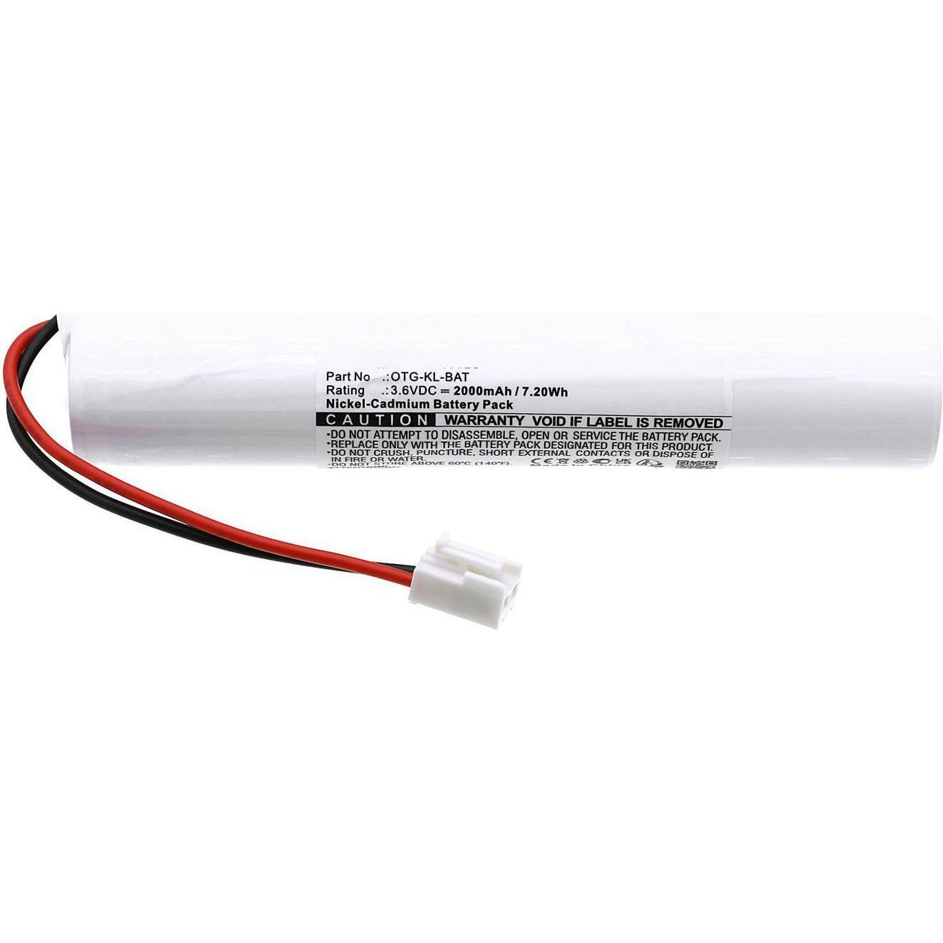 CoreParts Battery for Lumenxl Emergency (1 Stk., 2000 mAh), Batterien + Akkus