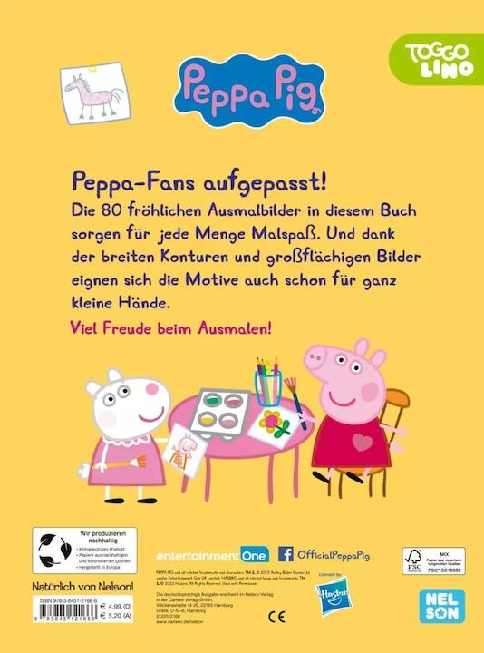 Actual product image Peppa: My big colouring book