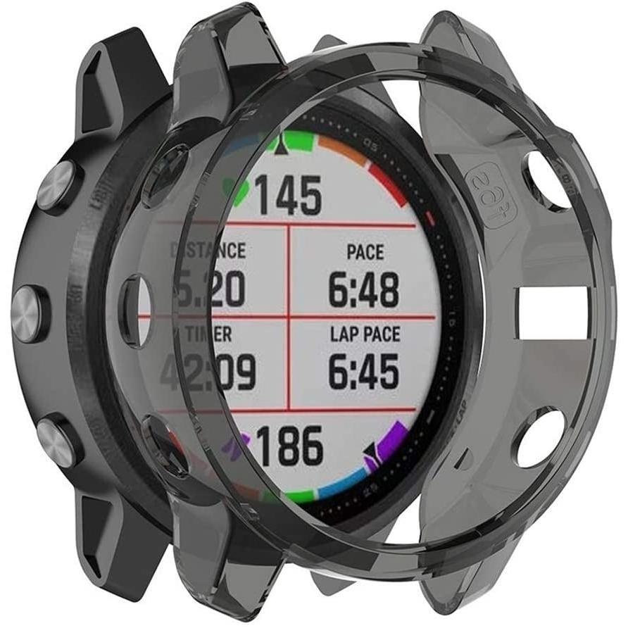 Thumbnail - Strap-it TPU-Hülle (Silikon), Uhrenarmband, Schwarz, Transparent