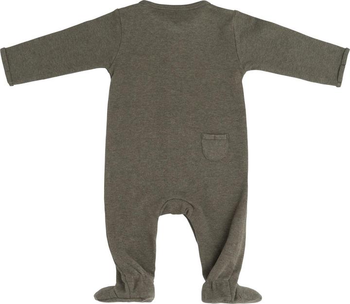 Produktbild Baby's only Strampler mit Füssen Melange khaki - 68 (68)