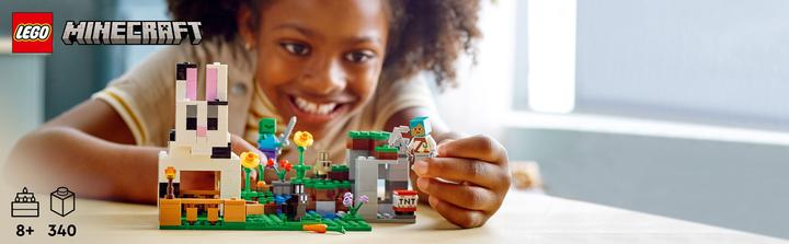Actual product image LEGO The rabbit ranch (21181, LEGO Minecraft)