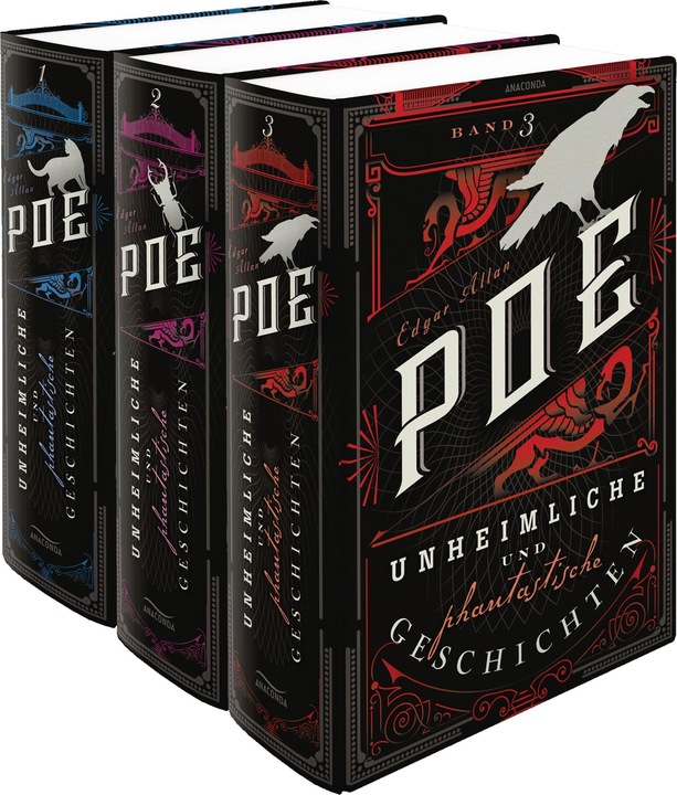 Immagine prodotto Unheimliche und phantastische Geschichten (3 Bände) (Tedesco, Edgar Allan Poe, 2018)