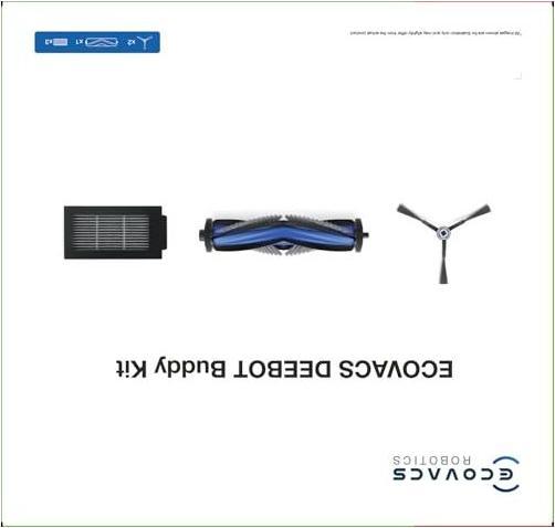 Actual product image Ecovacs Replacement set for T50 OMNI