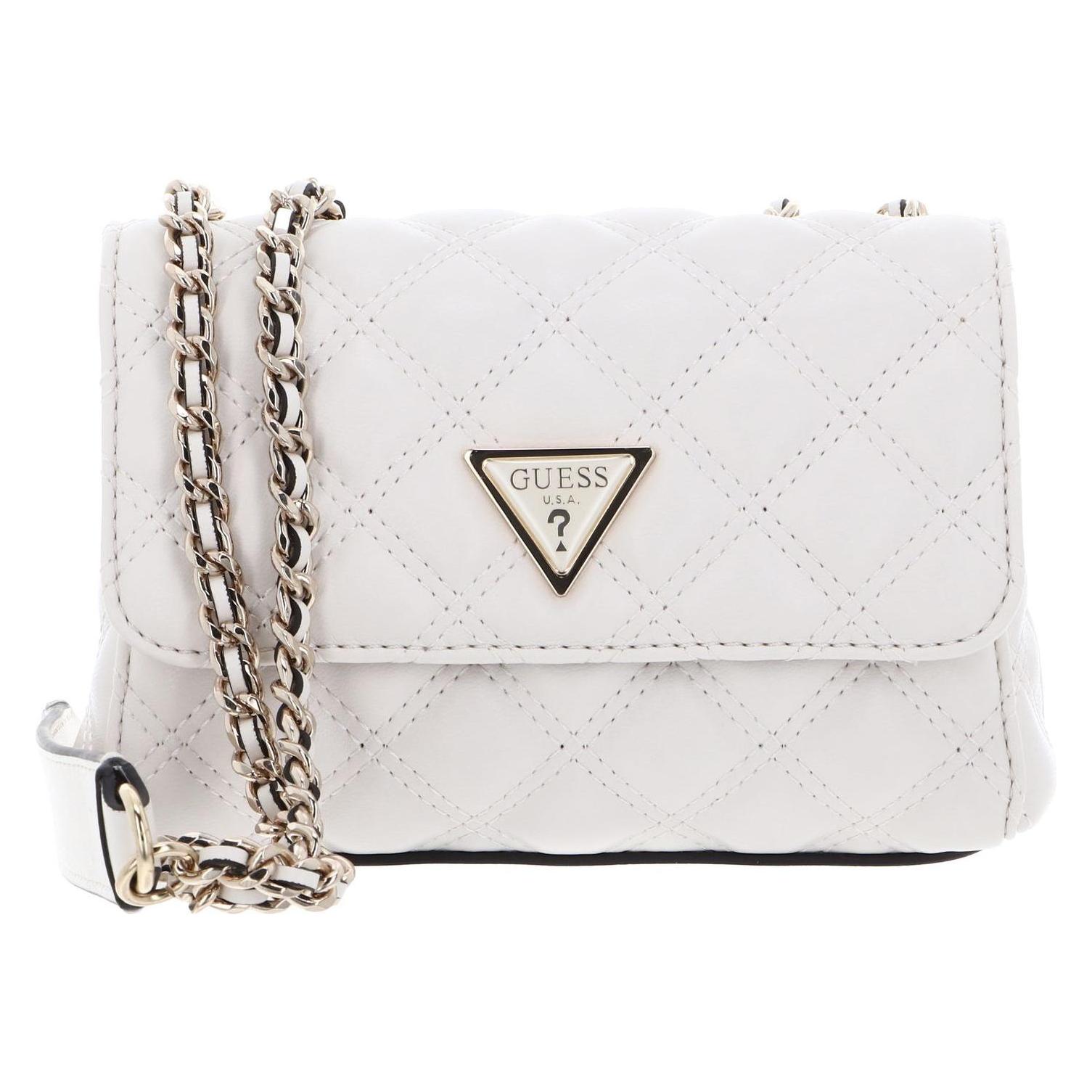 Guess, Damen, Handtasche, Giully Mini 2 Compartment Convertible Flap, Beige