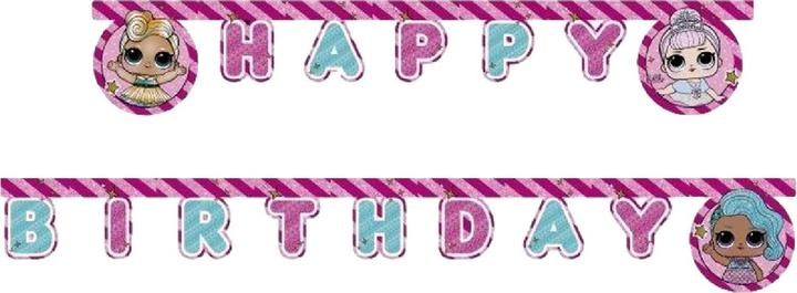 Image du produit Procos Chaîne de lettres Happy Birthday LOL Surprise
