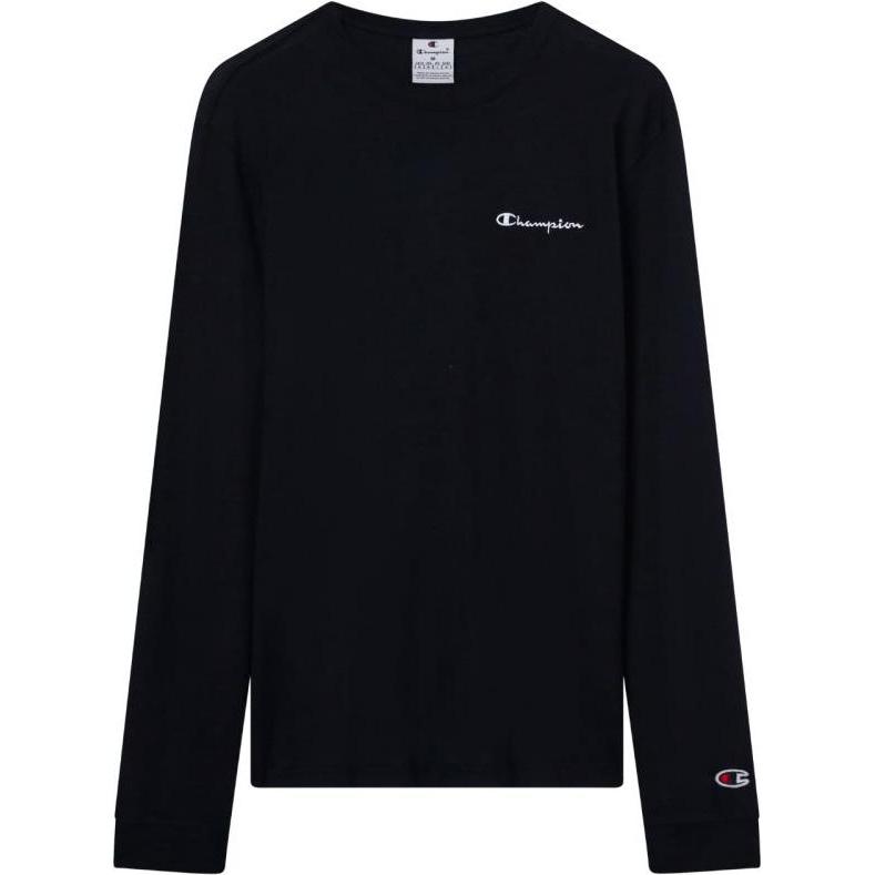 Champion, Uomini, Maglietta, Langarmshirt, Nero, (S)