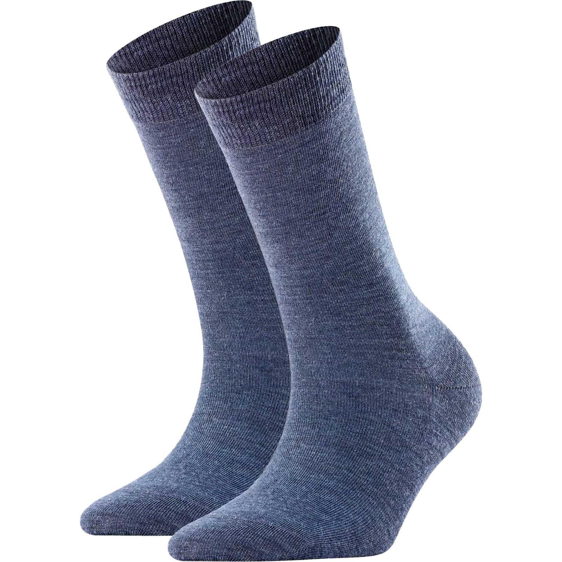 Falke, Damen, Socken, Softmerino SO, Blau, (2er Pack, 37 - 38)