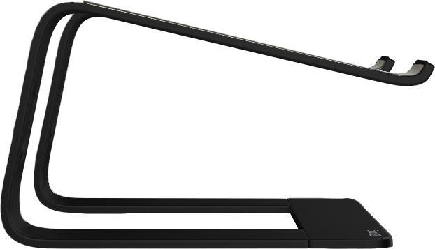 Produktbild Crong AluBench Laptopständer - Ergonomischer Laptopständer aus Aluminium (Schwarz)