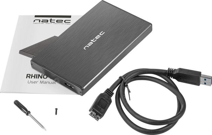 Actual product image Natec NKZ-0941 Storage Drive Enclosure HDD / SSD Enclosure 2.5 Inch (2.5")