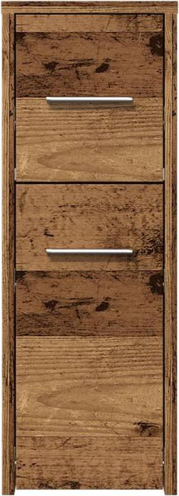 Image du produit vidaXL Armoire de salle de bain Étroite avec roulettes -Optique