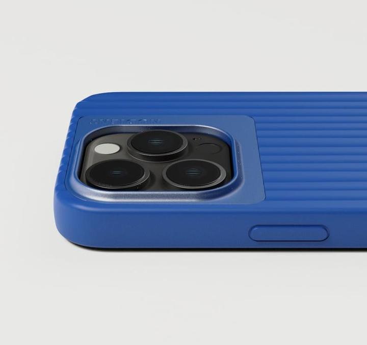 Image du produit Nudient Coque arrière Bold Case iPhone 15 Pro Signature Blue (Apple iPhone 15 Pro)