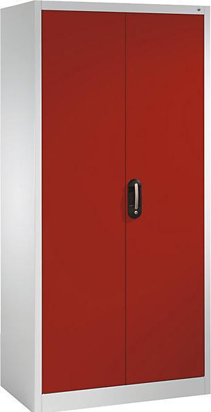 Flame-red, Light grey